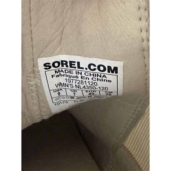 Sorel Women's Brex Platform Boot White Slip On Size 9 NWOT - Picture 13 of 15